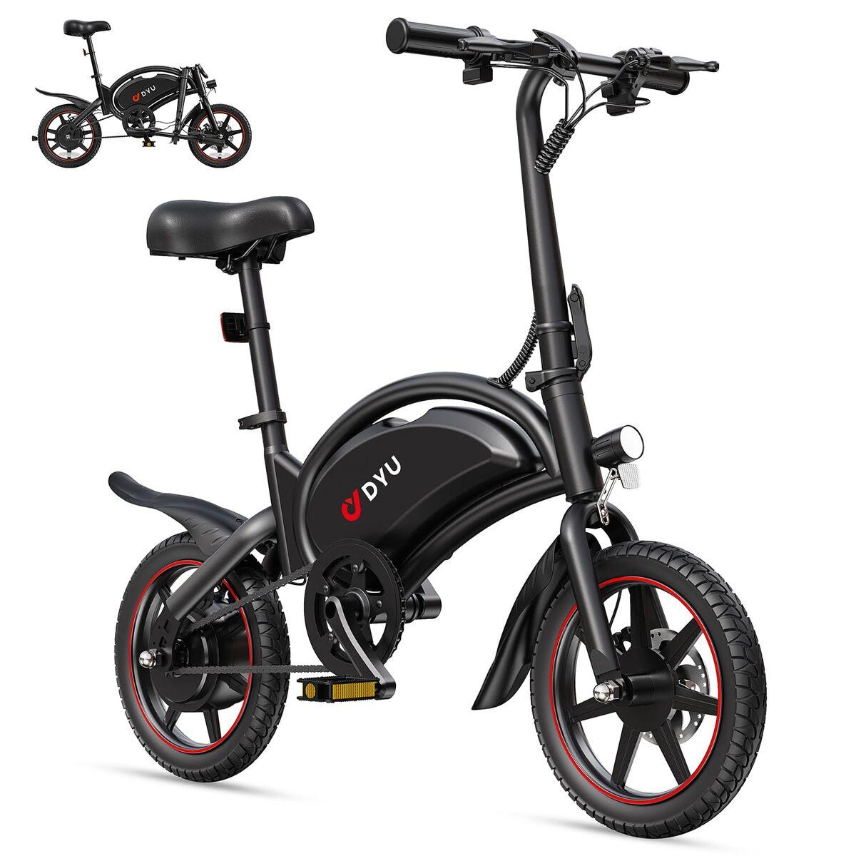 Bicicleta Eléctrica DYU DYU-D3S-001 Negro 250 W 10 Ah 14"