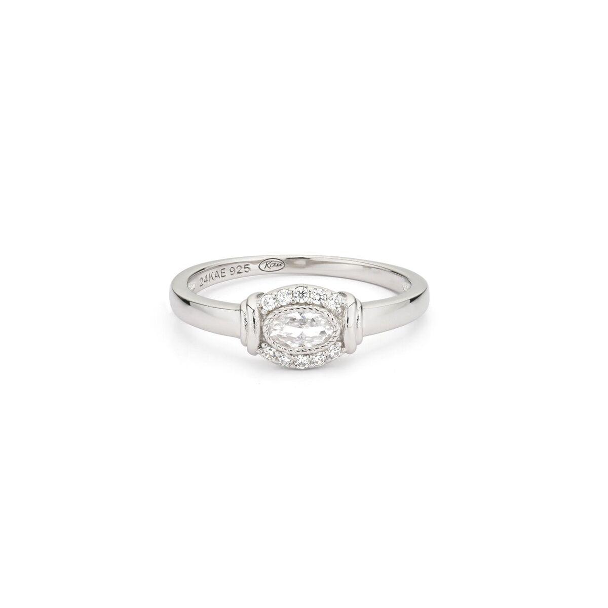 Anillo Mujer 24KAE 124174S/54 Plateado 14