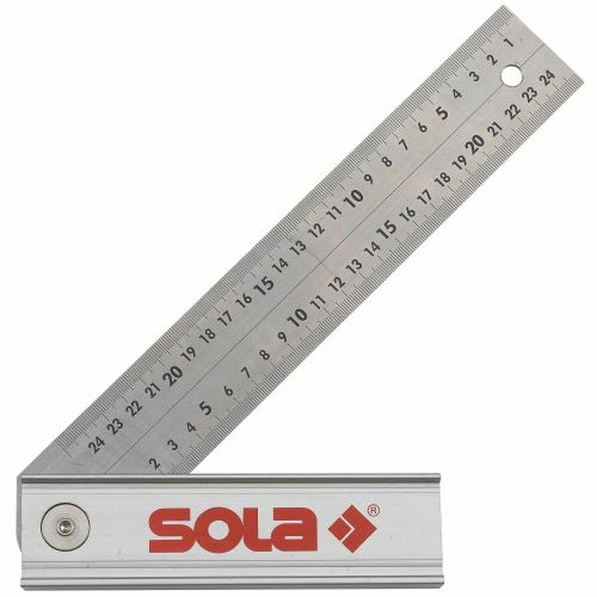 Escuadra SOLA 25 x 17 cm Acero Inoxidable Aluminio