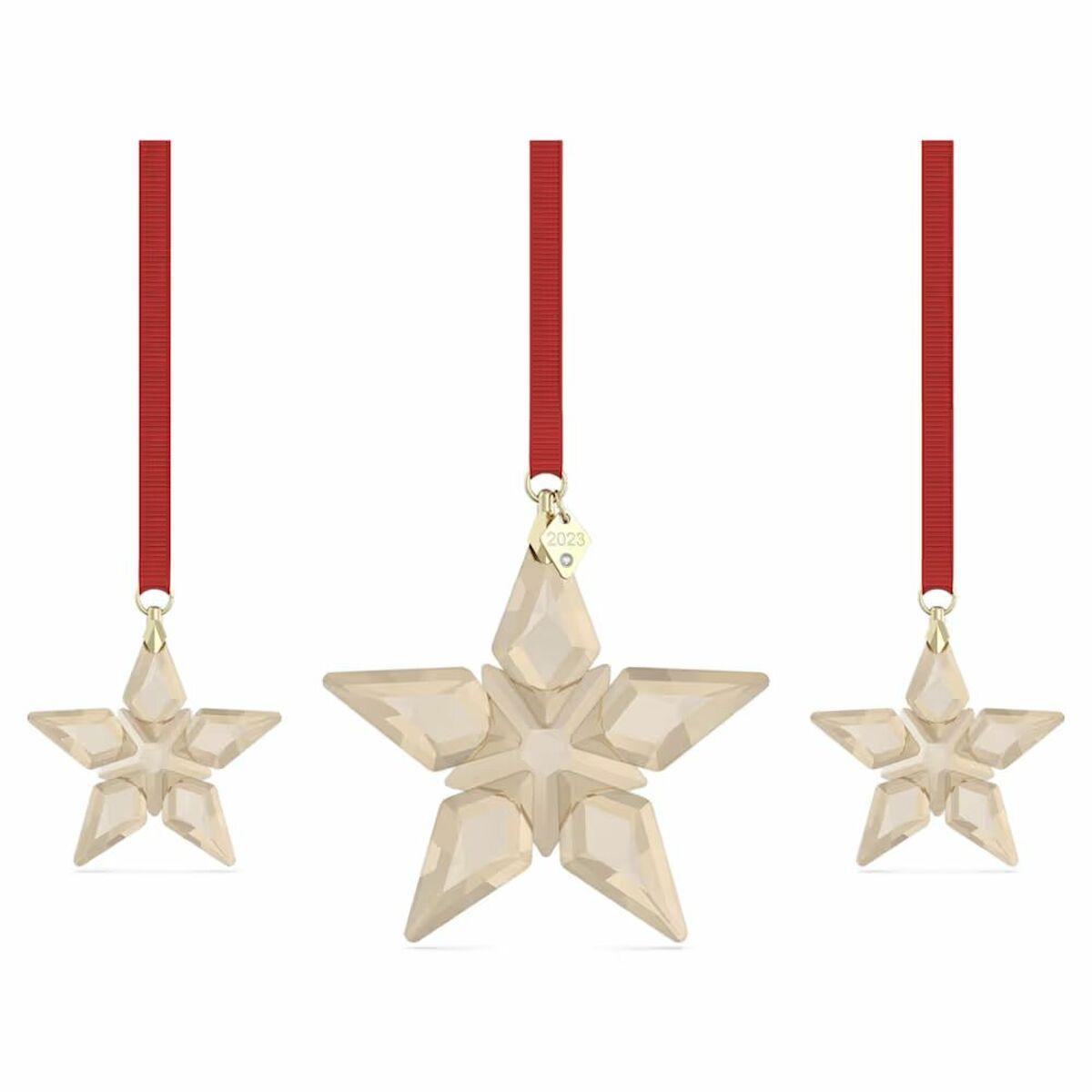Estrella de Navidad Swarovski Gris Resina 10 cm