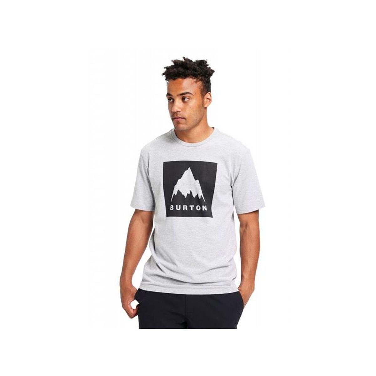Camiseta de Manga Corta Hombre Burton Classic Mountain High Gris claro