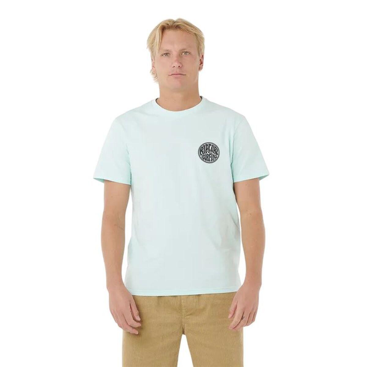 Camiseta de Manga Corta Hombre Rip Curl Drifter Tee Azul
