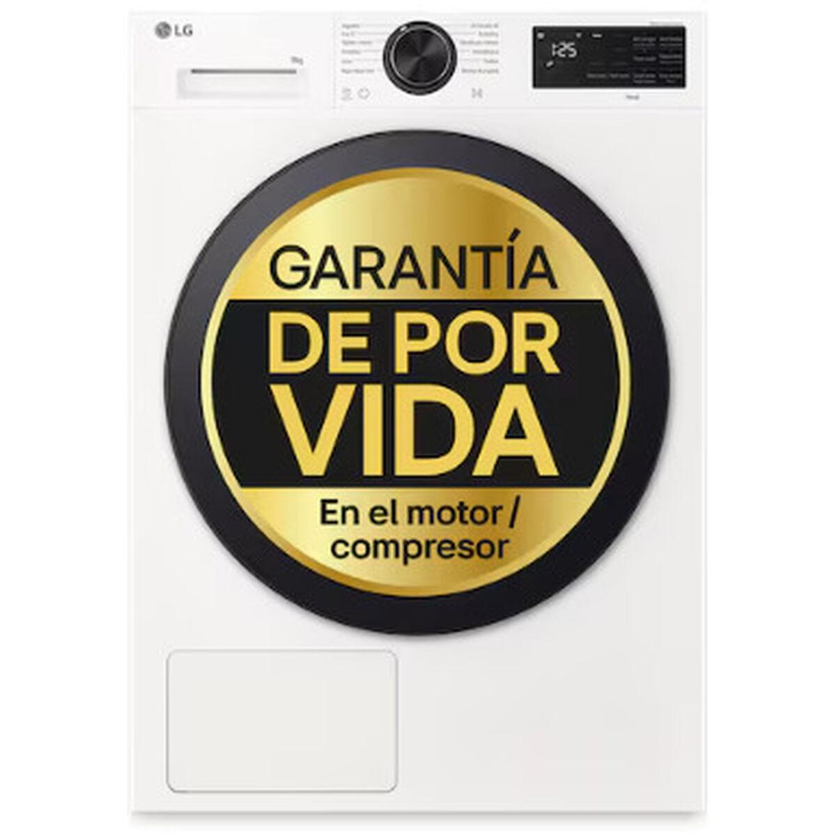 Secadora con bomba de calor LG RHX5009TLB 9 kg