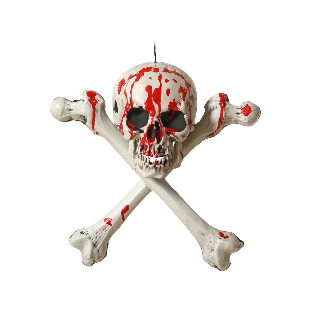 Decoración para Halloween Calavera 36 x 36 cm