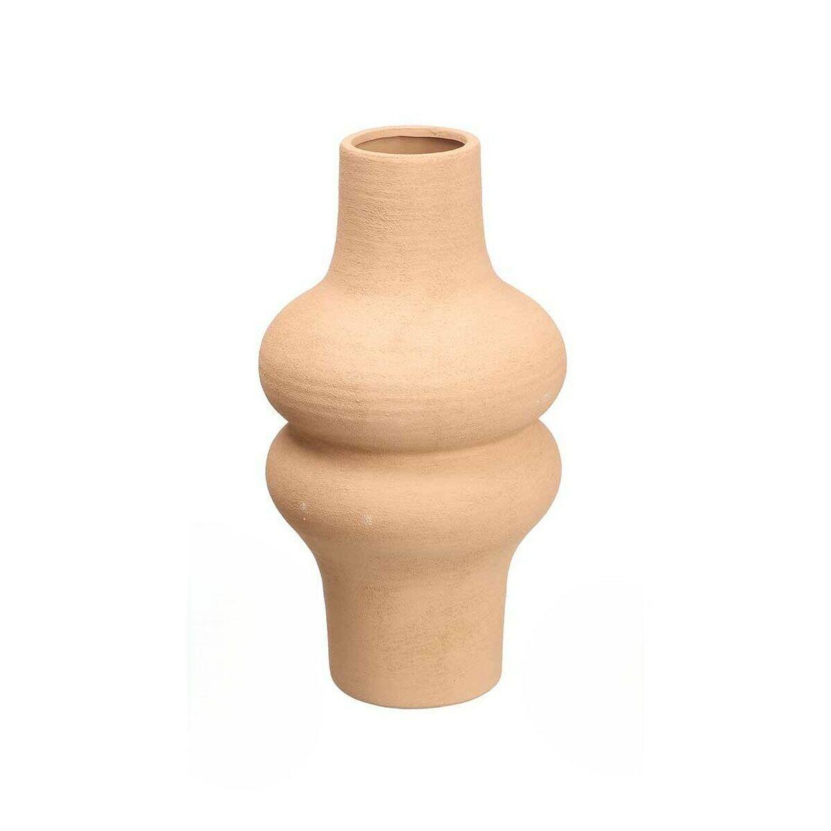 Jarrón Gift Decor Marrón Cerámica 18 x 34,5 x 18 cm