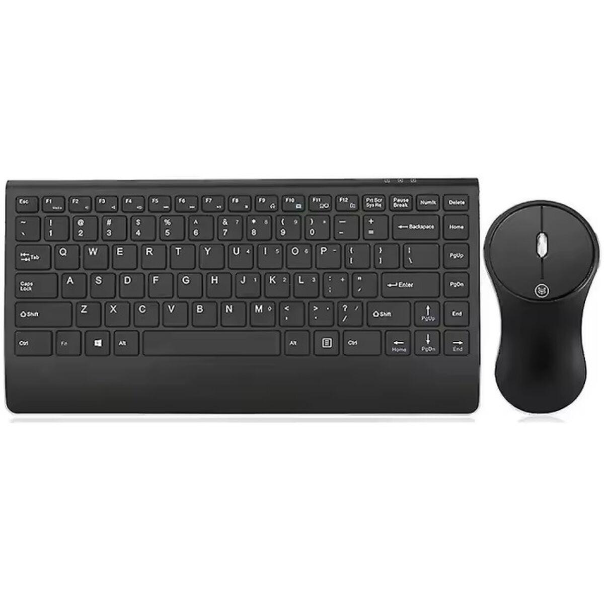 Teclado y Ratón Inalámbrico Urban Factory BATERIAS RECARGPERP Español Qwerty Español