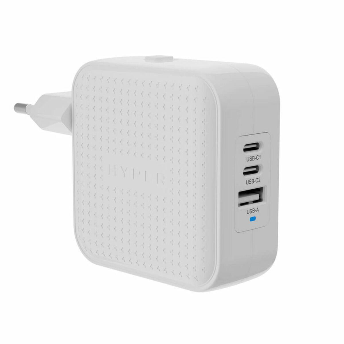 Cargador de Pared Hyper HJ1003WHWWGL Blanco