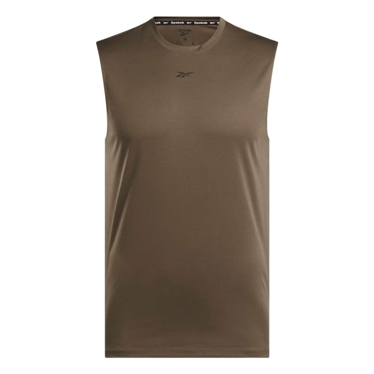 Camiseta para Hombre sin Mangas Reebok Id Train Slvls Tech Marrón