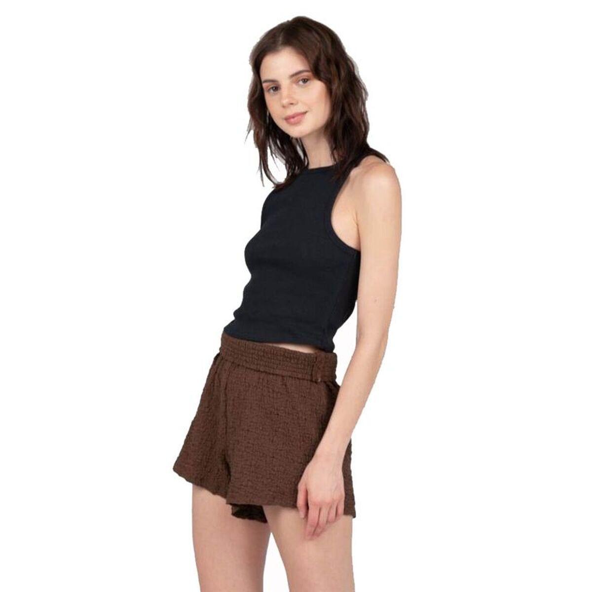 Camiseta para Mujer sin Mangas 24COLOURS Negro