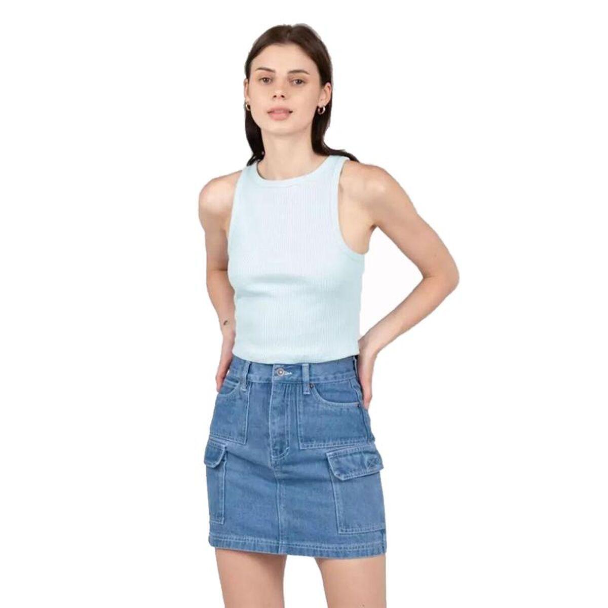 Camiseta para Mujer sin Mangas 24COLOURS Azul cielo