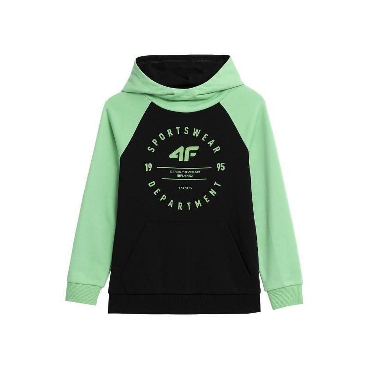 Sudadera con Capucha Niño 4F M221 Negro