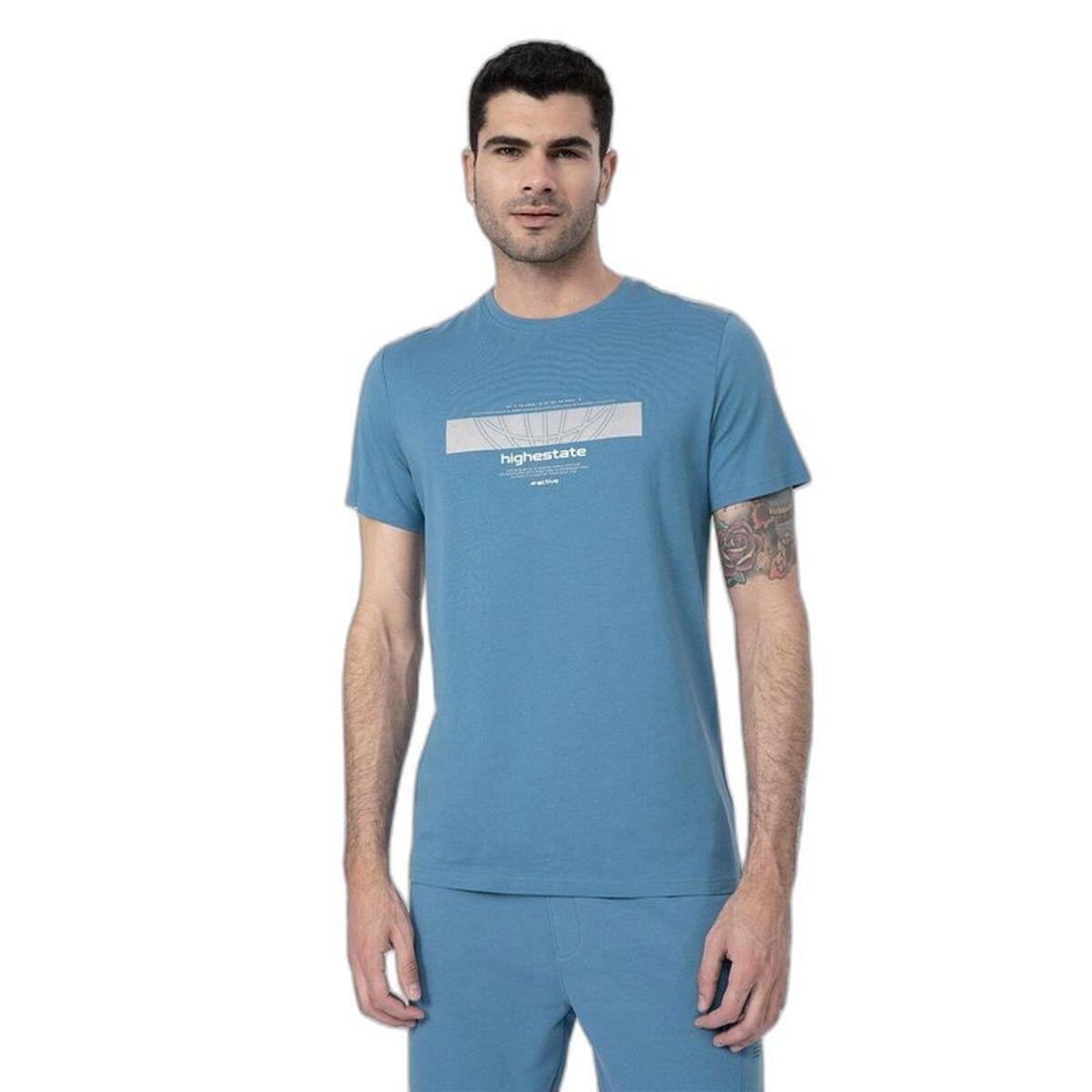 Camiseta de Manga Corta Hombre 4F 4F M304 Añil