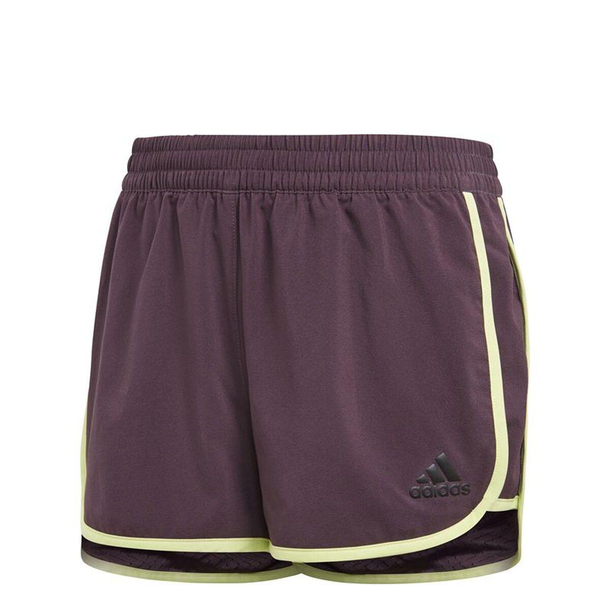 Pantalones Cortos Deportivos para Niños Adidas Training Marathon Rojo Oscuro