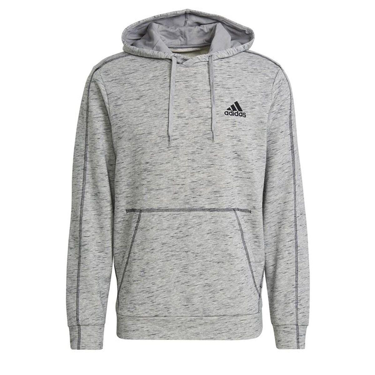 Sudadera con Capucha Hombre Adidas Essentials Gris claro