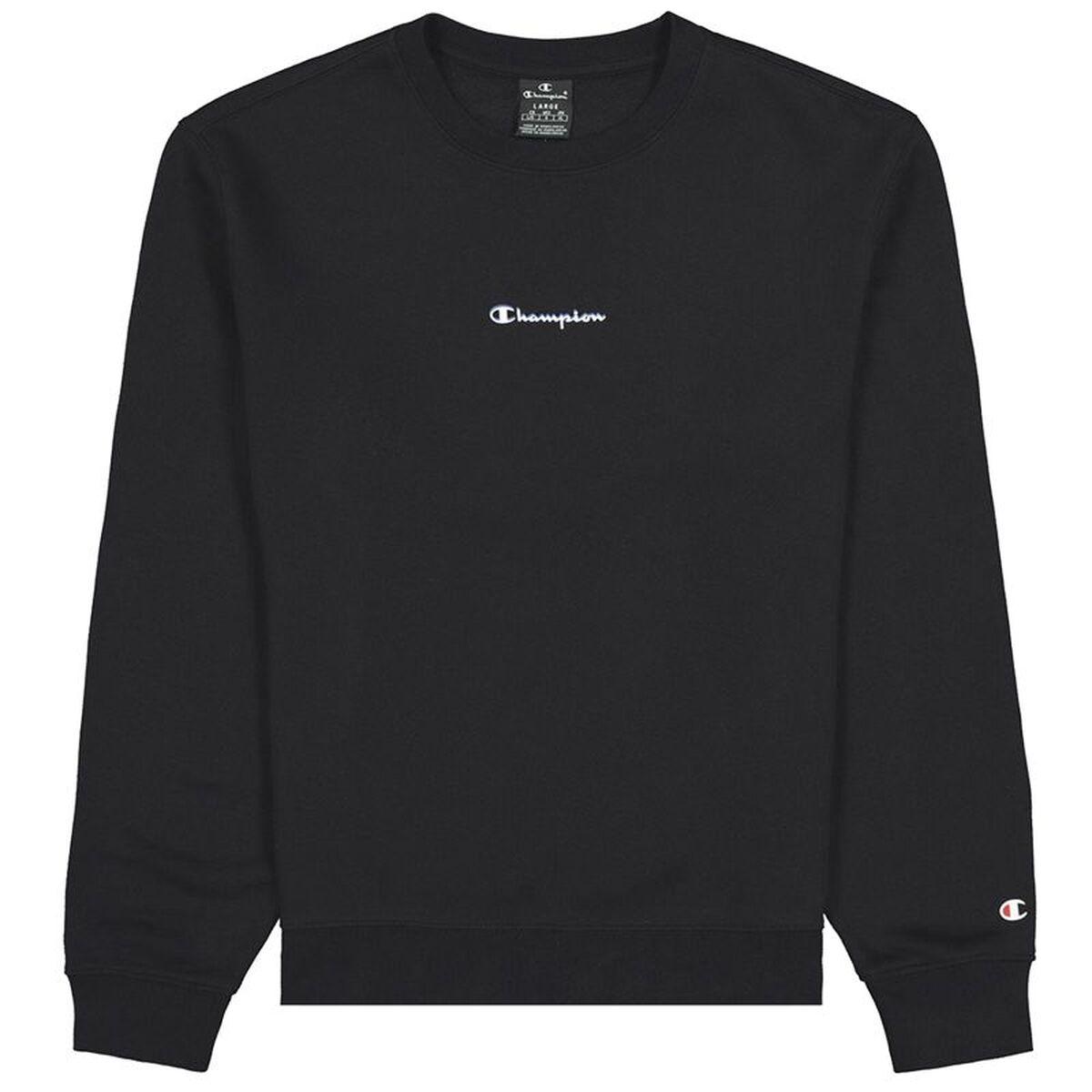 Sudadera sin Capucha Hombre Champion Basket Graphic M Negro