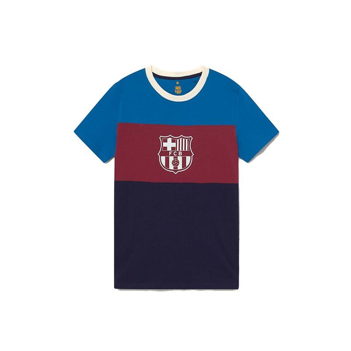 Camiseta de Fútbol de Manga Corta Hombre F.C. Barcelona Tricolor