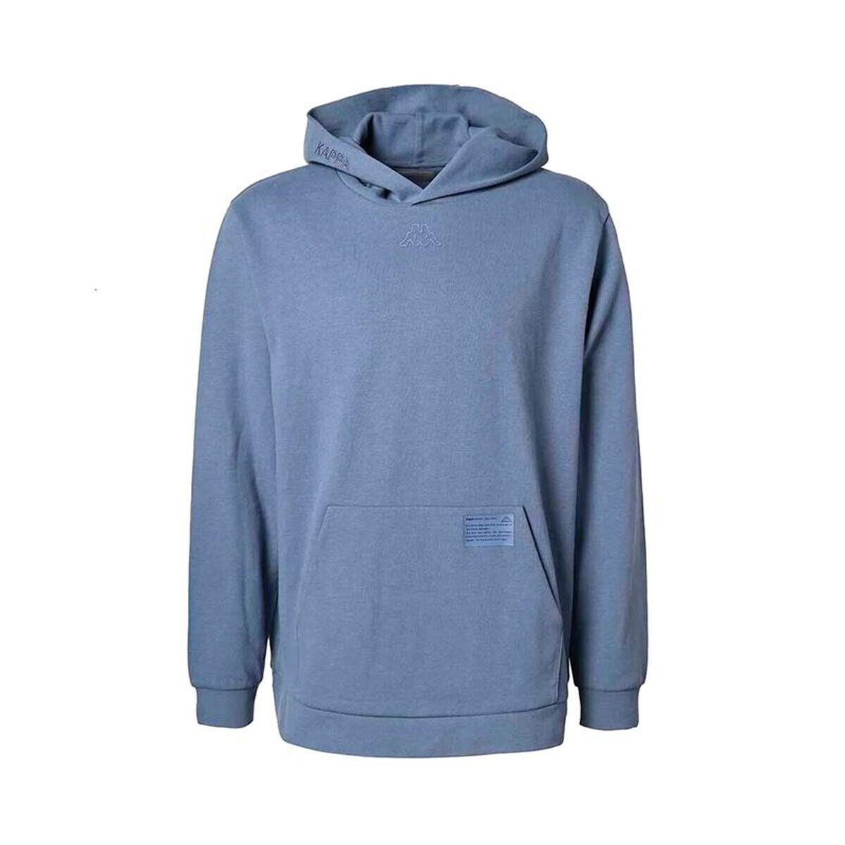 Sudadera con Capucha Hombre Kappa Edwyn Life Blue Añil