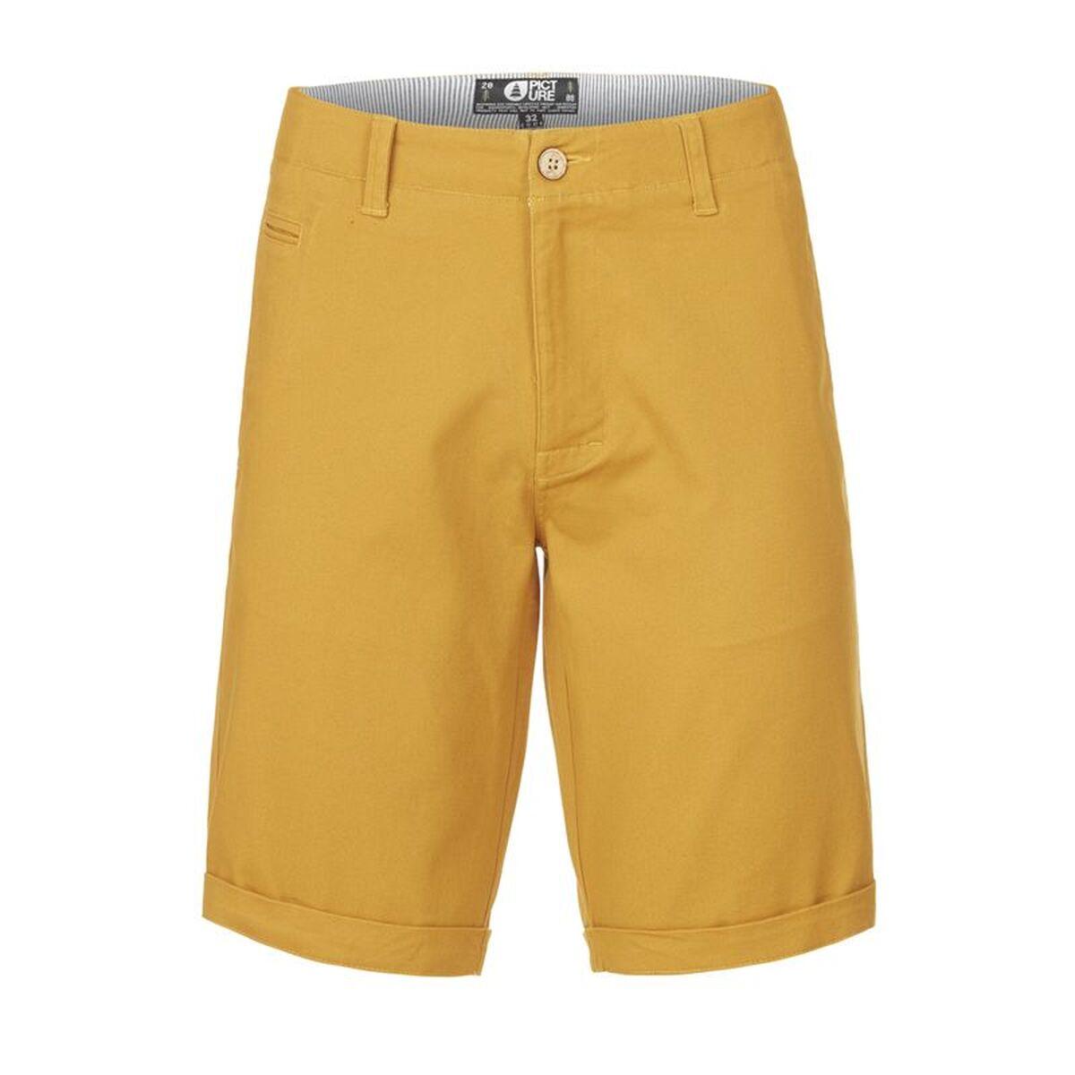 Pantalón Corto Deportivo Picture Wise Dorado Hombre
