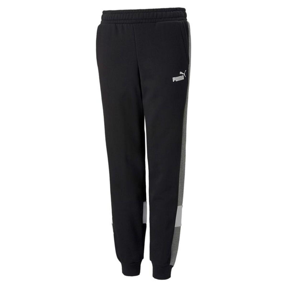 Pantalón Largo Deportivo Puma Ess Block Negro