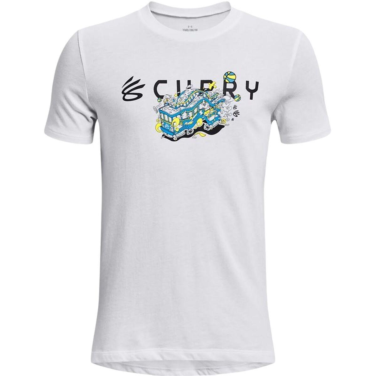 Camiseta de Manga Corta Infantil Under Armour 1374219-100