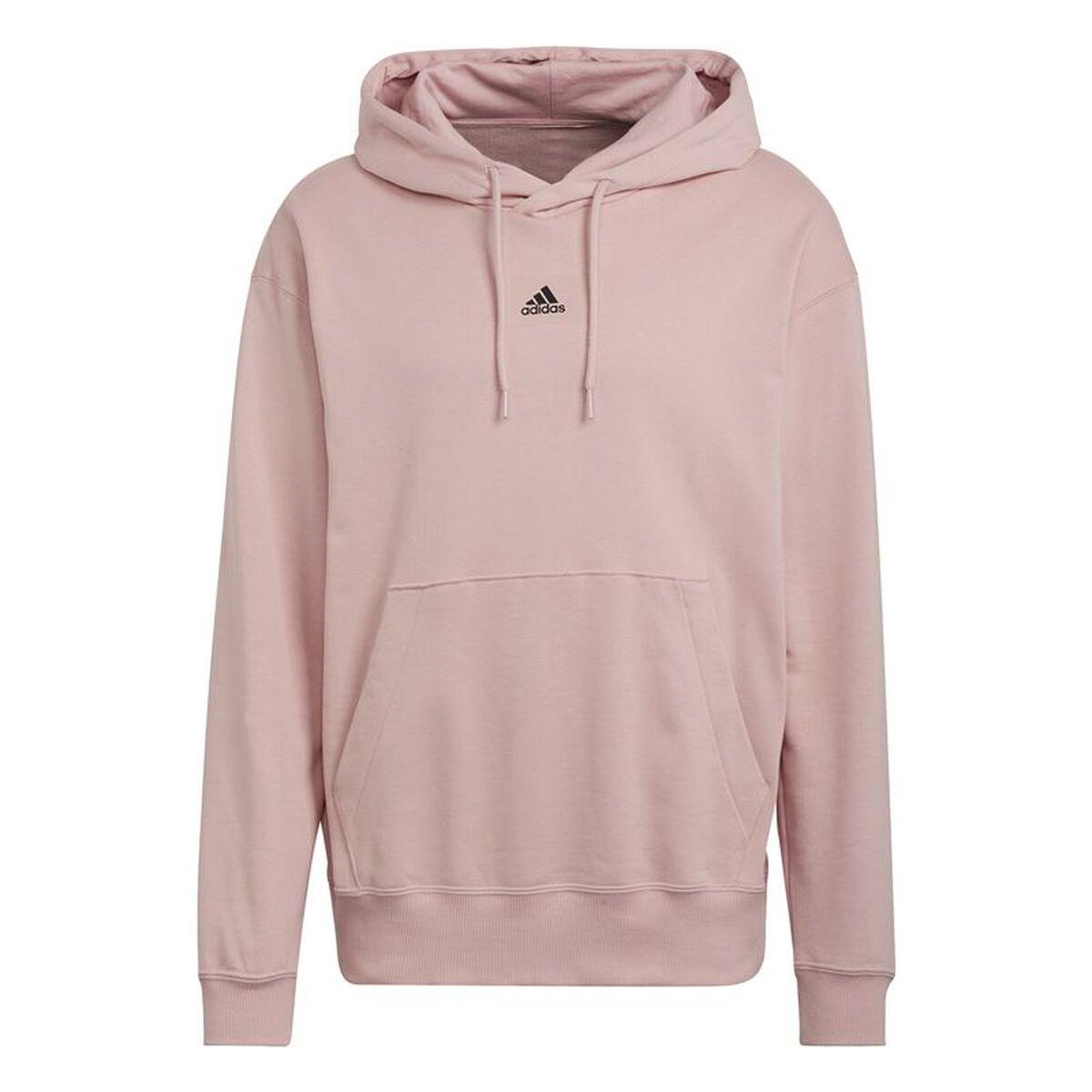 Sudadera con Capucha Hombre Adidas Essentials M Rosa