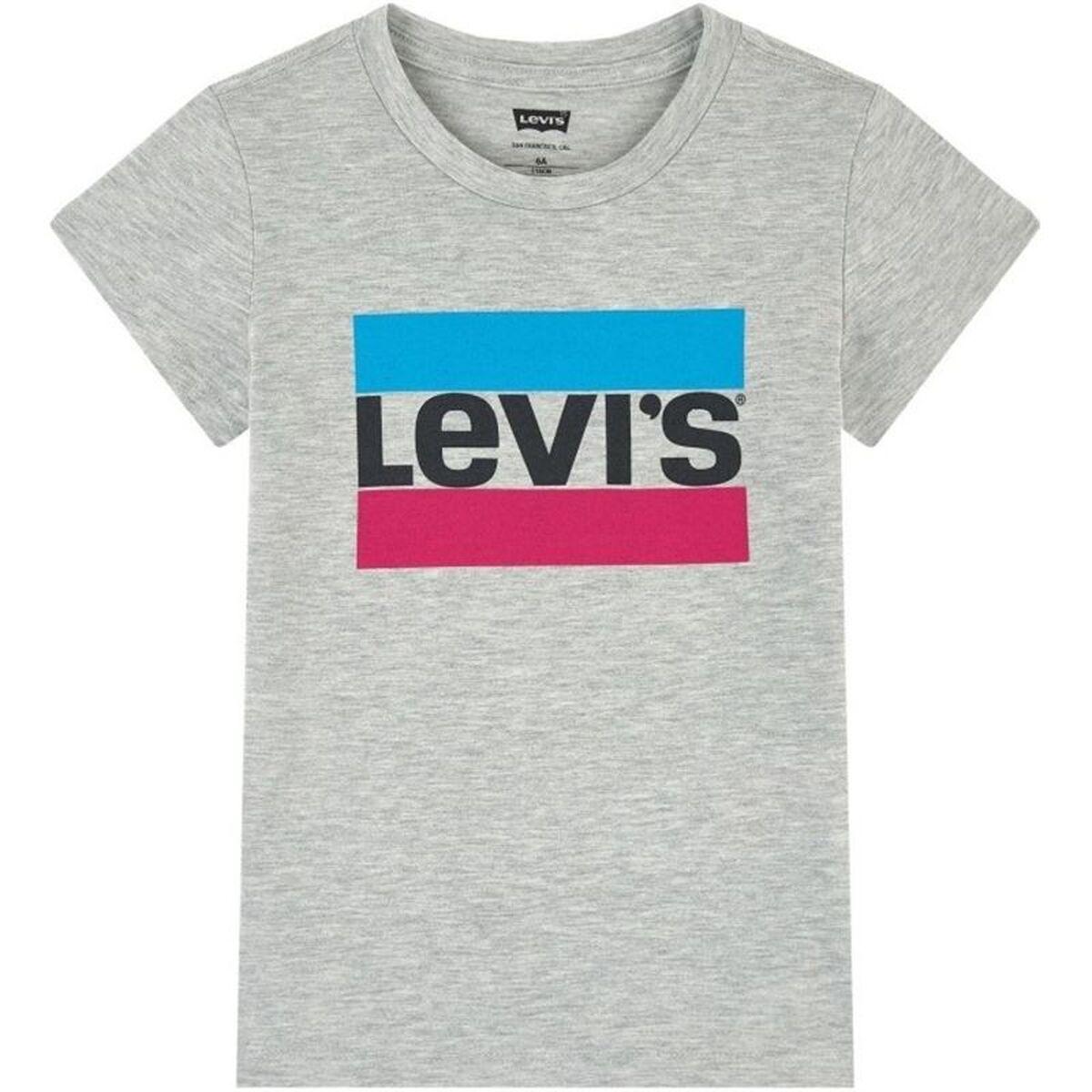 Camiseta de Manga Corta Infantil Levi's SPORTSWEAR LOGO TEE Gris