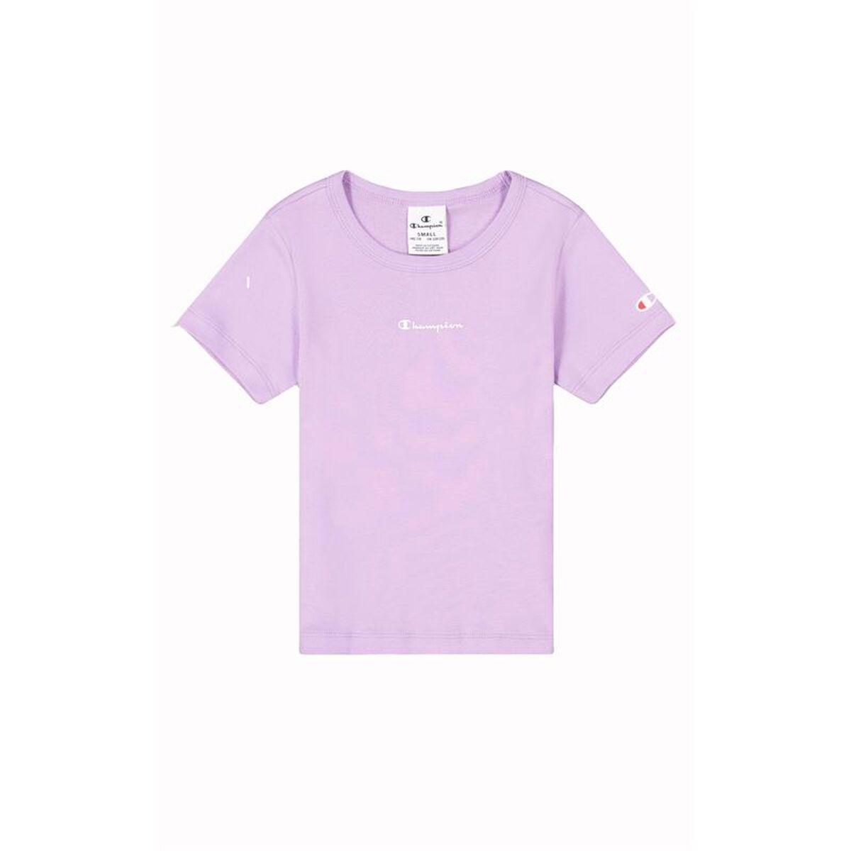 Camiseta de Manga Corta Infantil Champion Champion Crewneck Lavanda