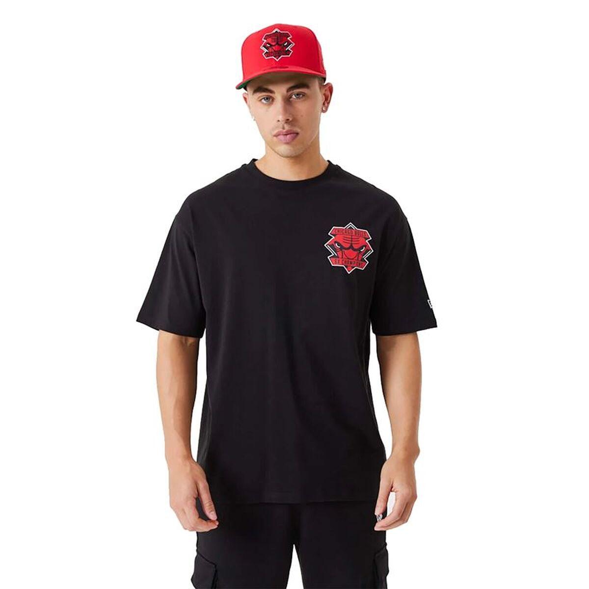 Camiseta de Manga Corta Hombre New Era Championship Chicago Bulls Negro