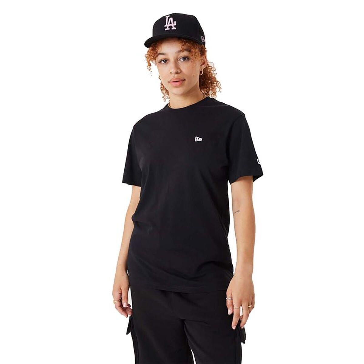 Camiseta de Manga Corta Hombre New Era Essentials Negro