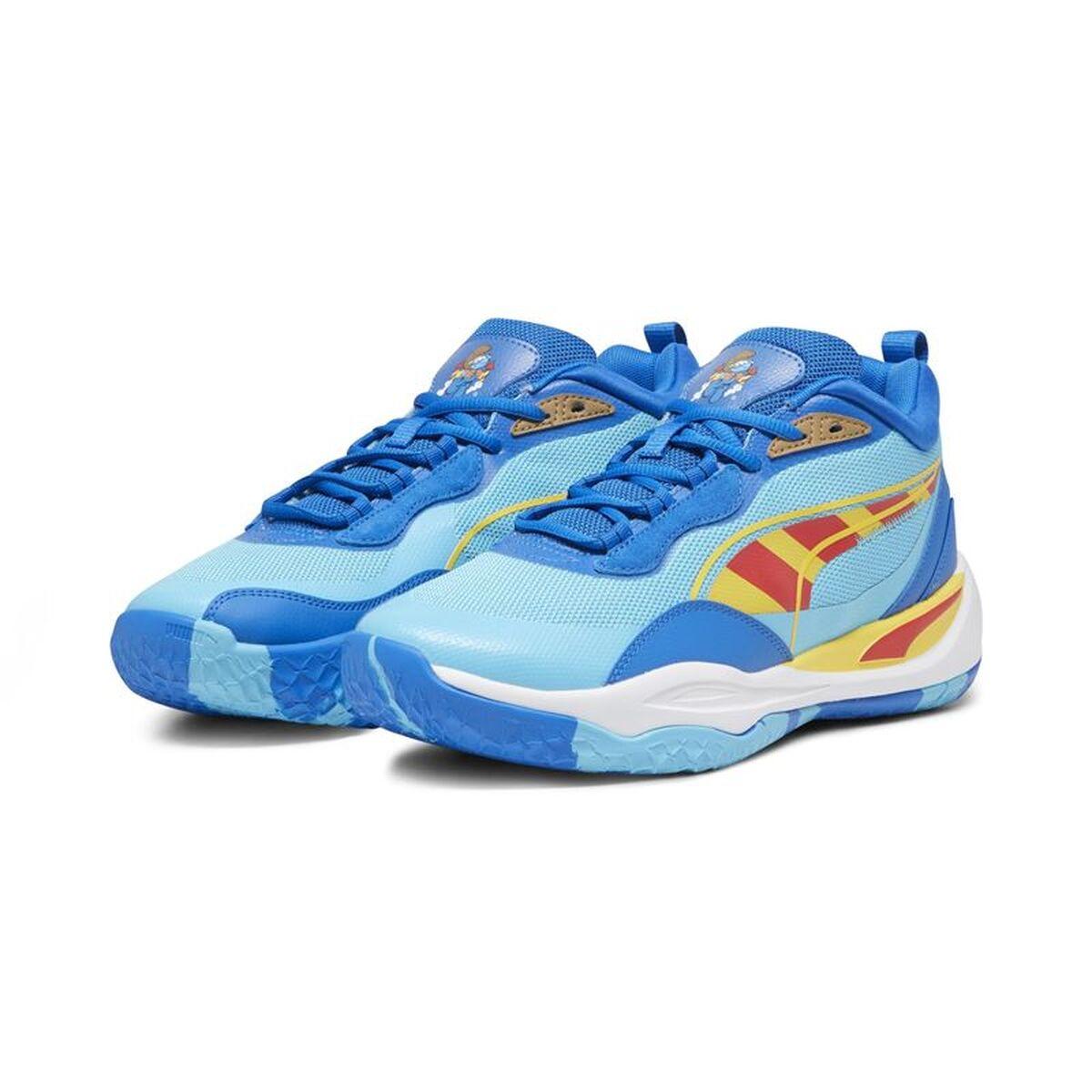 Zapatillas de Baloncesto para Adultos Puma Playmaker Pro X Azul claro