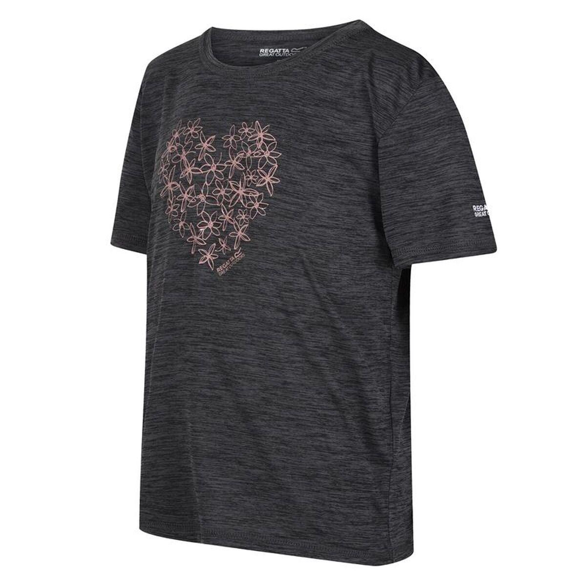 Camiseta de Manga Corta Infantil Regatta RKT143-4ZQ Gris