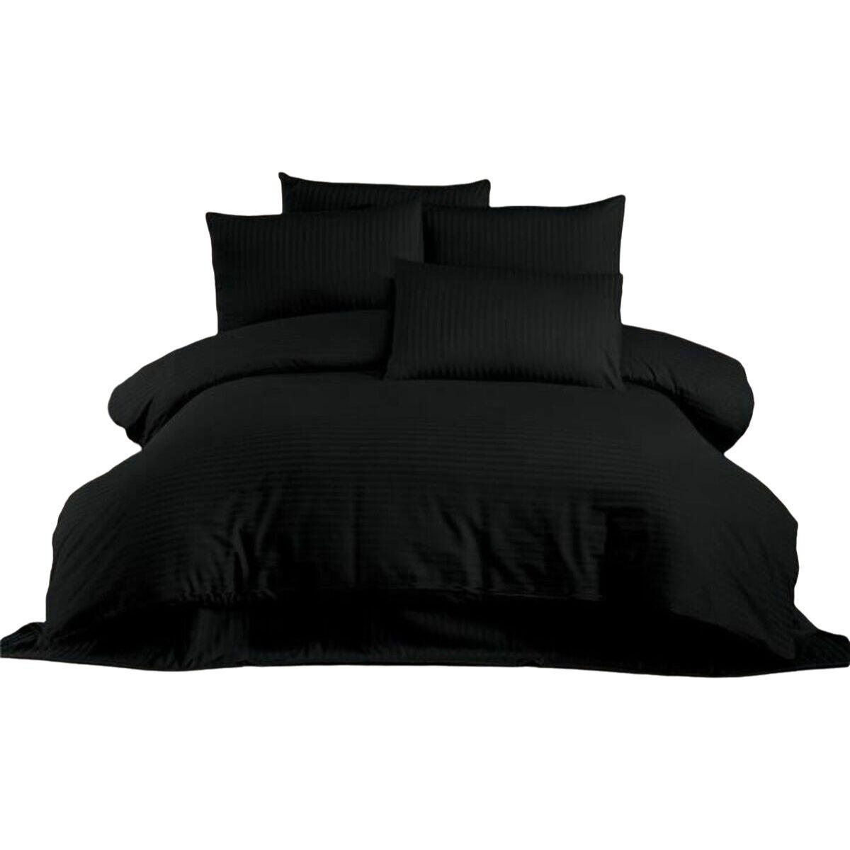 Juego de funda nórdica Negro Cama de 200 3 Piezas