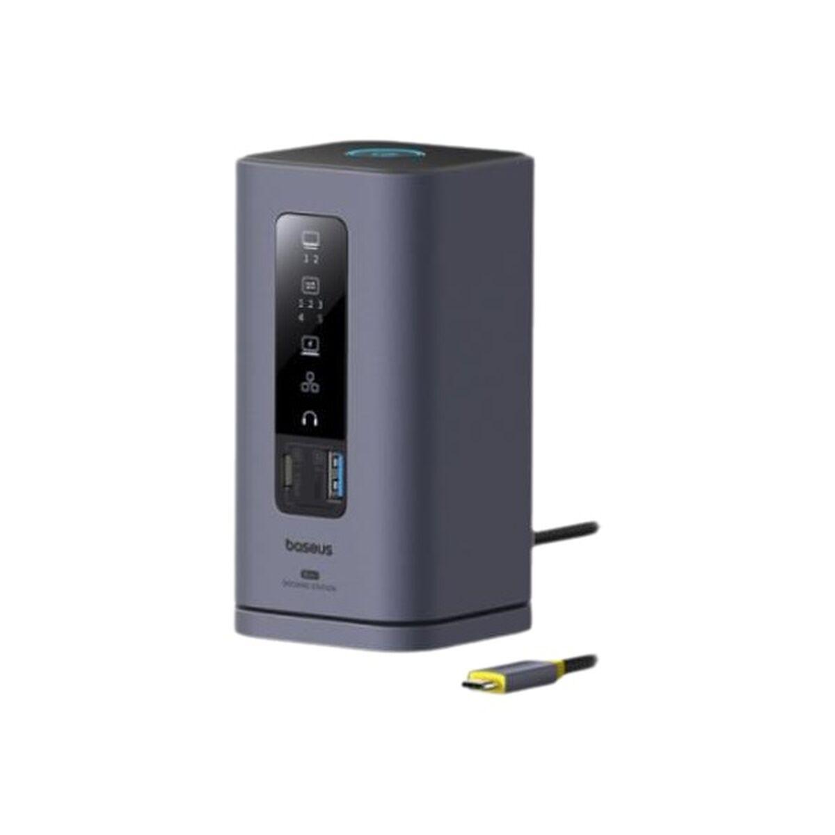 Hub USB Baseus B00568102813-00 Plateado