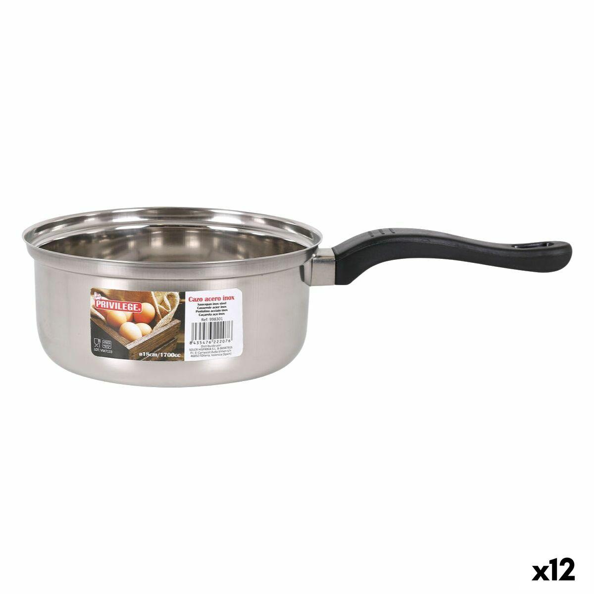 Cazo Privilege Acero Inoxidable 1,7 L (12 Unidades)