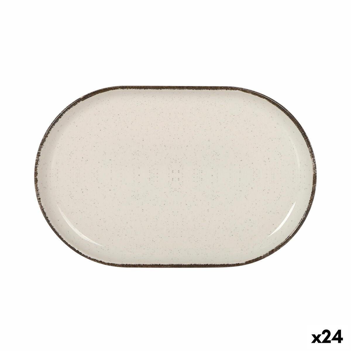 Fuente de Cocina La Mediterránea Anllo Ovalado 20 x 13 x 2 cm (24 Unidades)