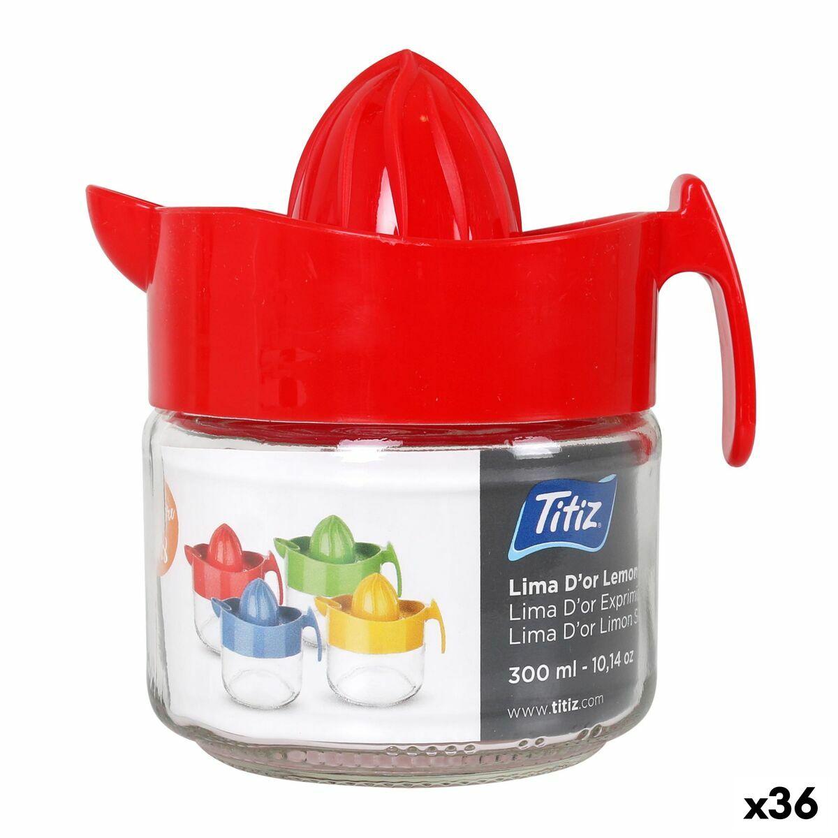 Exprimidor Titiz Vidrio 0,3 L 10 x 18 x 12 cm (36 Unidades)