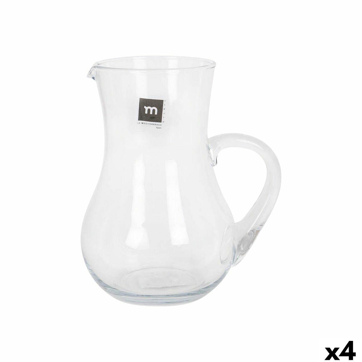 Jarra La Mediterránea Lombardia Vidrio 1,5 L (4 Unidades)