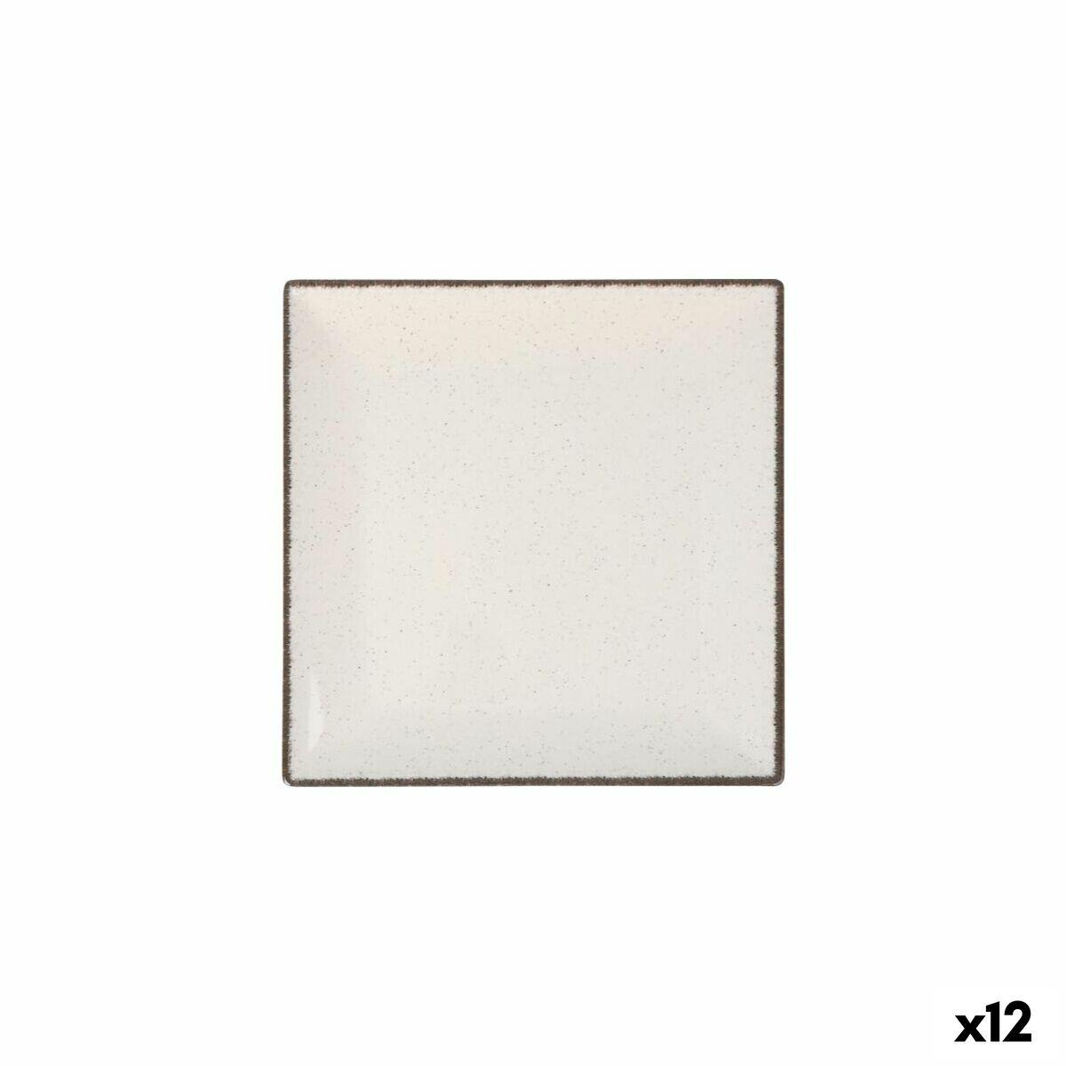 Plato de Postre La Mediterránea Anllo 18 x 18 x 2 cm (12 Unidades)