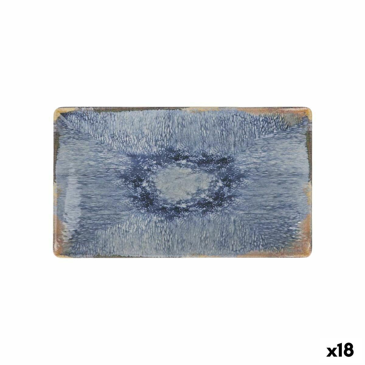 Fuente de Cocina La Mediterránea Aelia Rectangular 25,3 x 15 x 2 cm (18 Unidades)