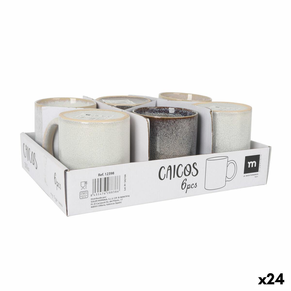Taza Mug La Mediterránea Caicos Rectangular 300 ml (24 Unidades)