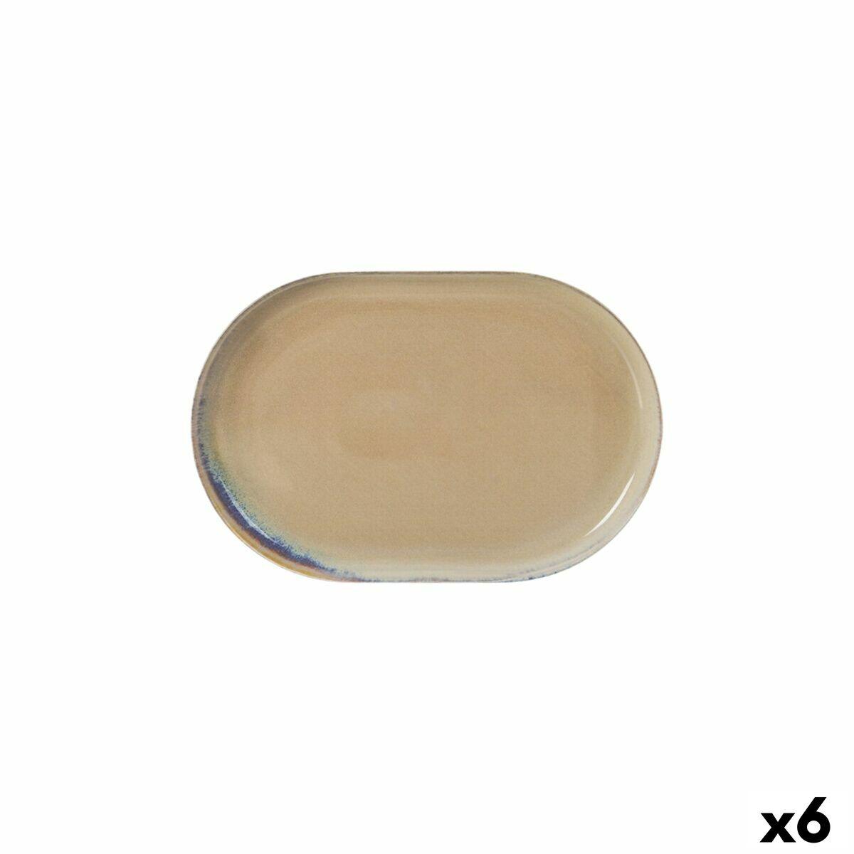 Fuente de Cocina La Mediterránea Cies Ovalado 20 x 13 x 2 cm (6 Unidades)
