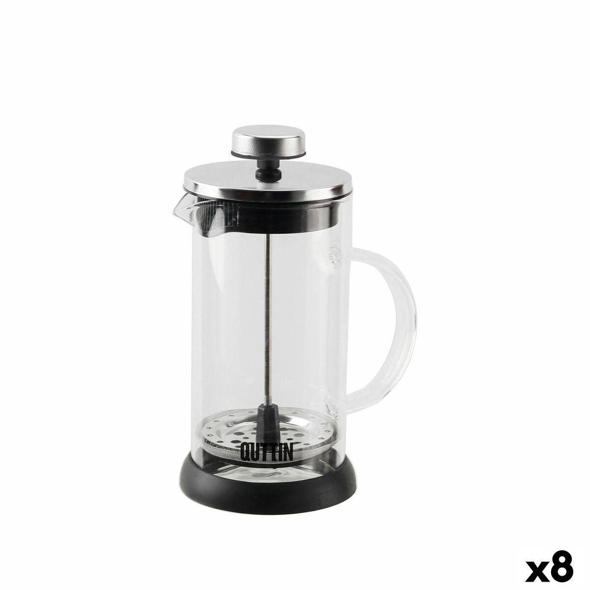Jarra con Filtro para Infusiones Quttin Vidrio de Borosilicato 0,35 L (8 Unidades)