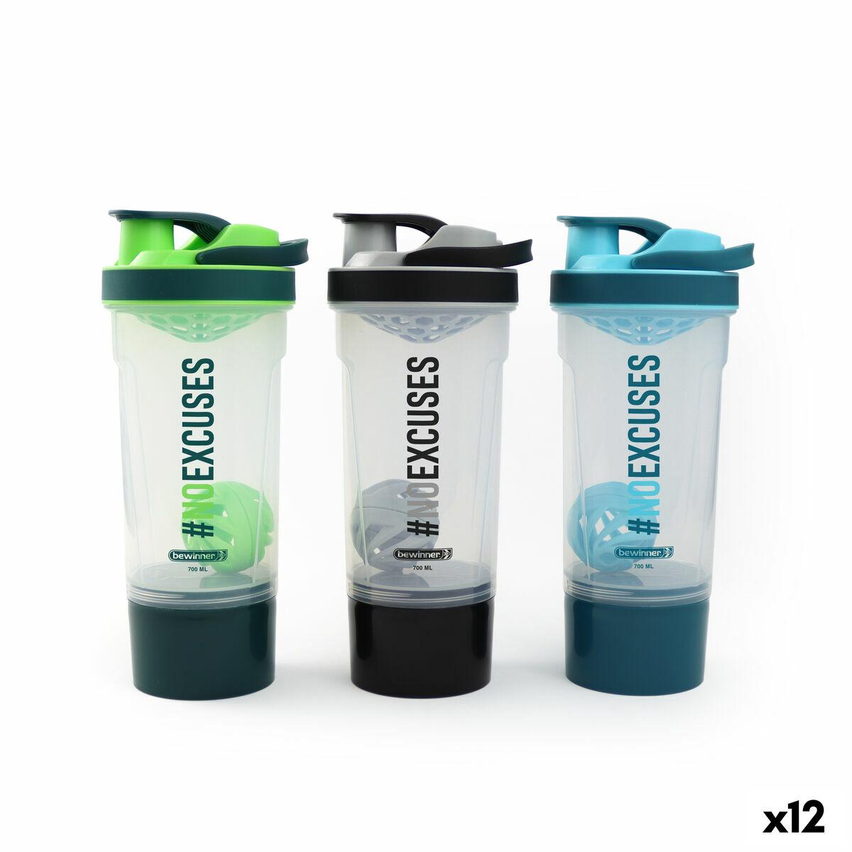 Botella de Agua Bewinner 700 ml 10,5 x 25,5 cm (12 Unidades)