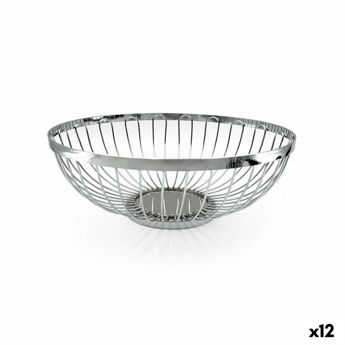 Panera My Bar Plateado Metal 25,5 x 9,5 cm (12 Unidades)