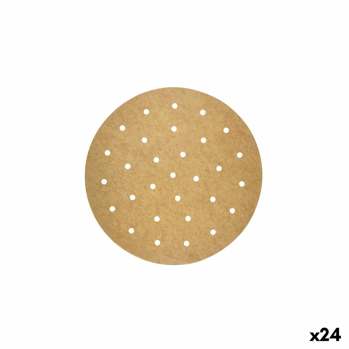 Papel para freidora de aire Inde 23 cm (24 Unidades)