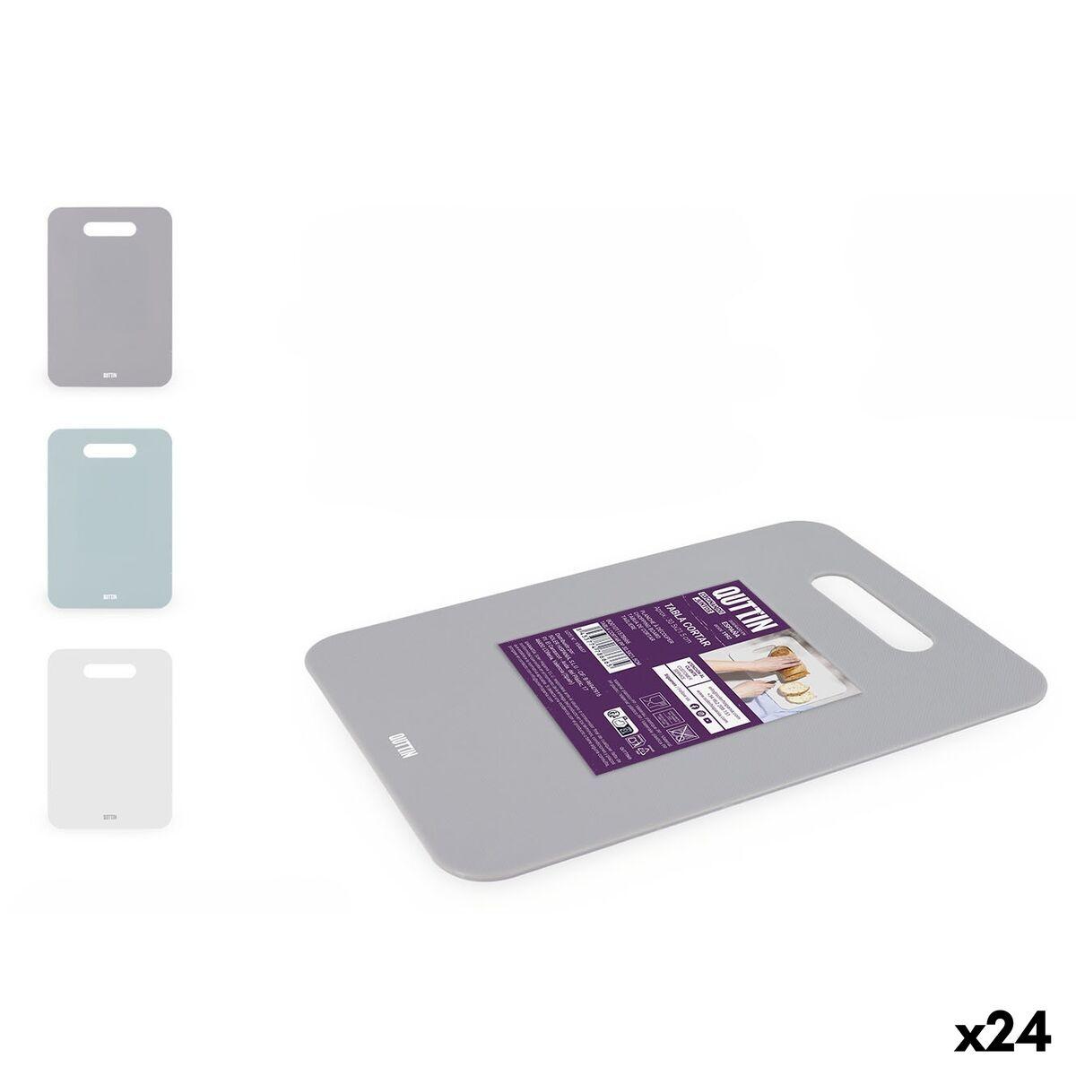 Tabla de cortar Quttin 30,5 x 21,5 cm Polipropileno (24 Unidades)