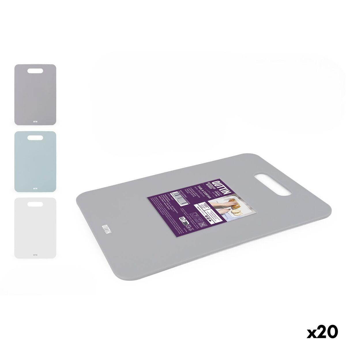 Tabla de cortar Quttin 34,2 x 24 cm Polipropileno (20 Unidades)