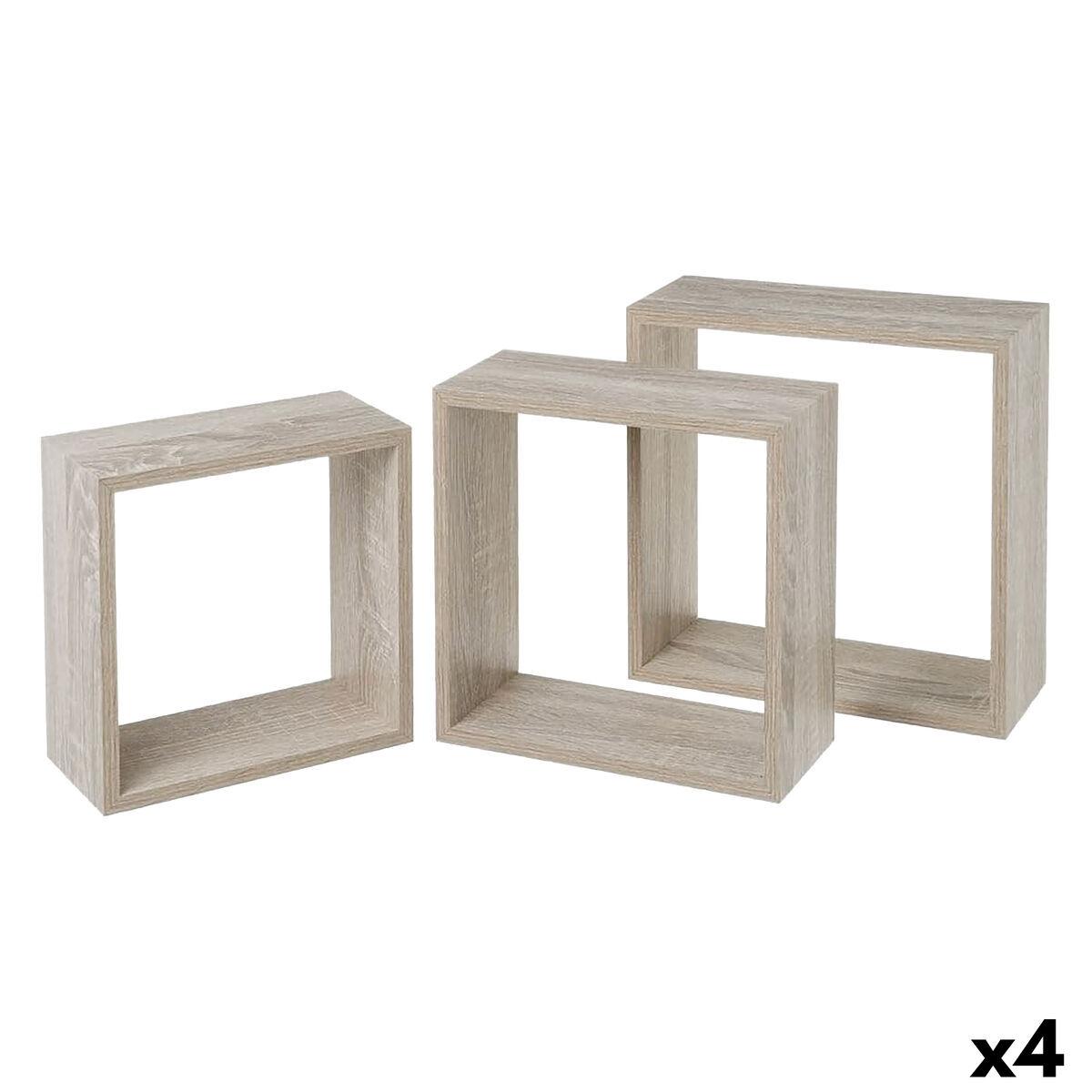Estantes MobleKit Roble 3 Piezas (4 Unidades)