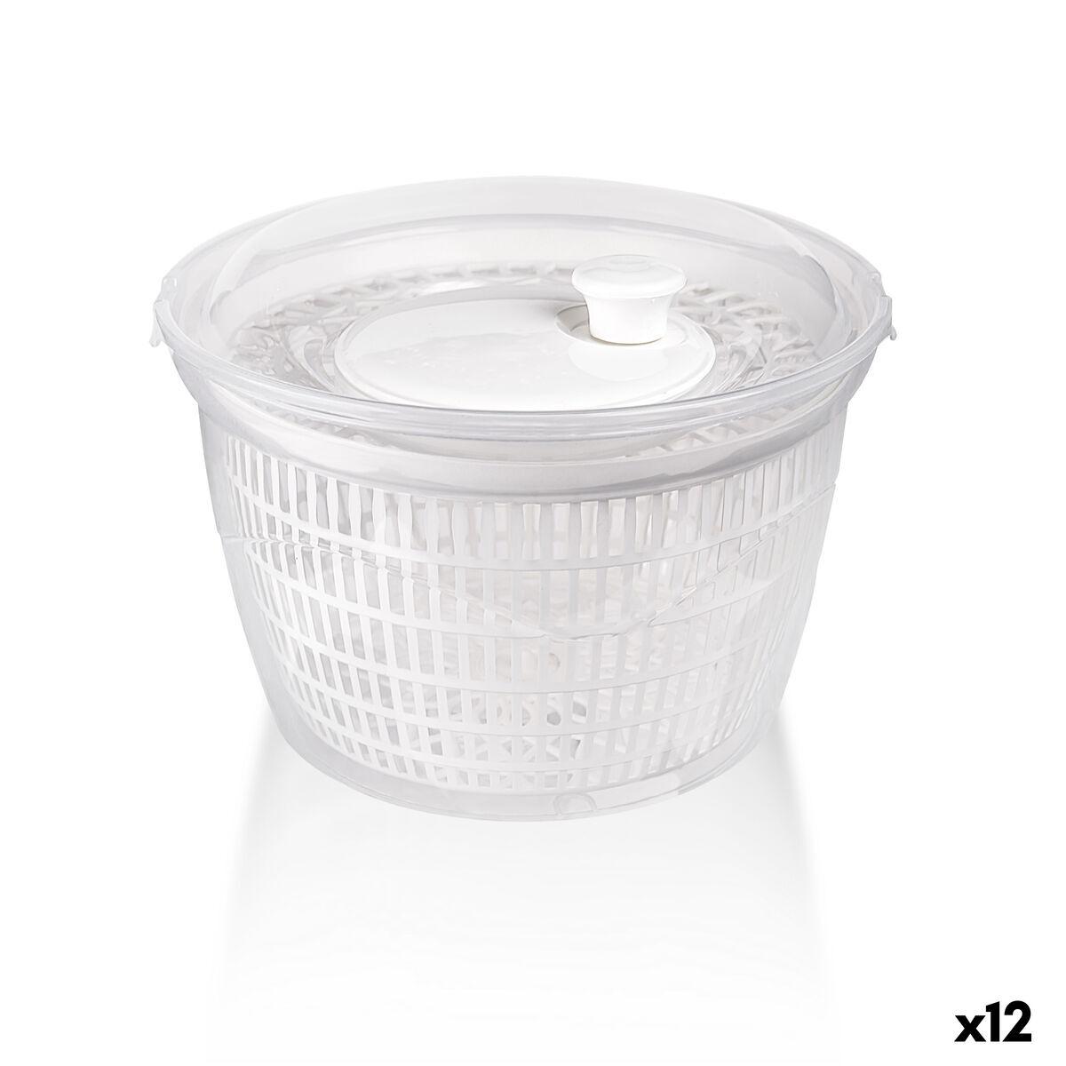Centrifugadora para Ensalada Dem Blanco Transparente 5 L Polipropileno (12 Unidades)