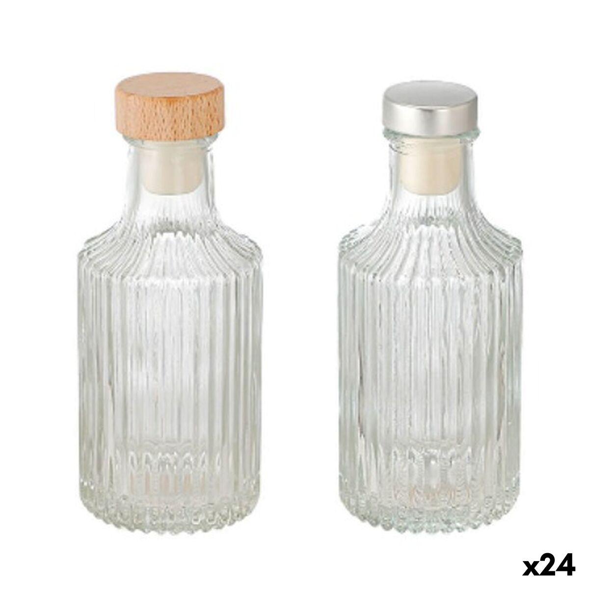 Botella de Cristal La Mediterránea STRIPES Vidrio 150 ml (24 Unidades)